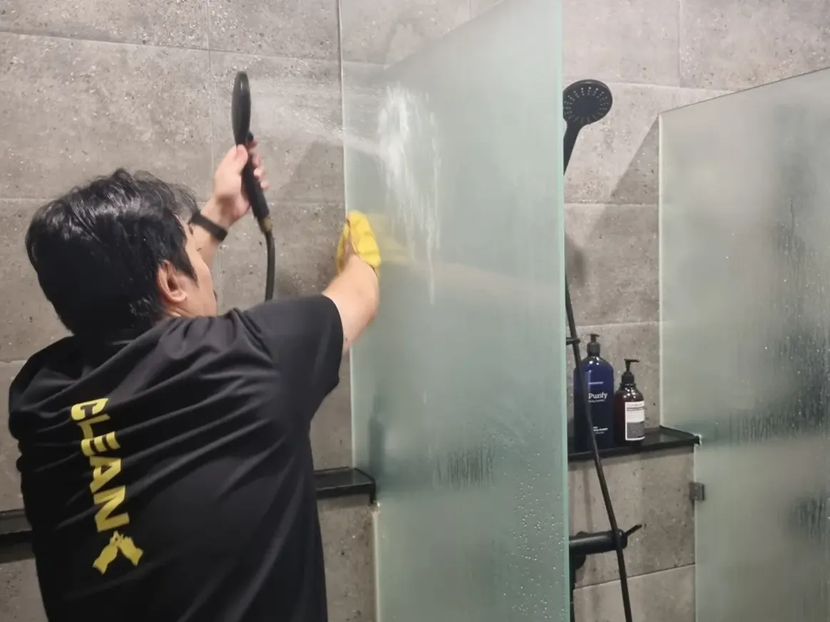 원주시 신림면 건물 세면대·파우더룸 바닥 위생청소 사례 - 행진크린