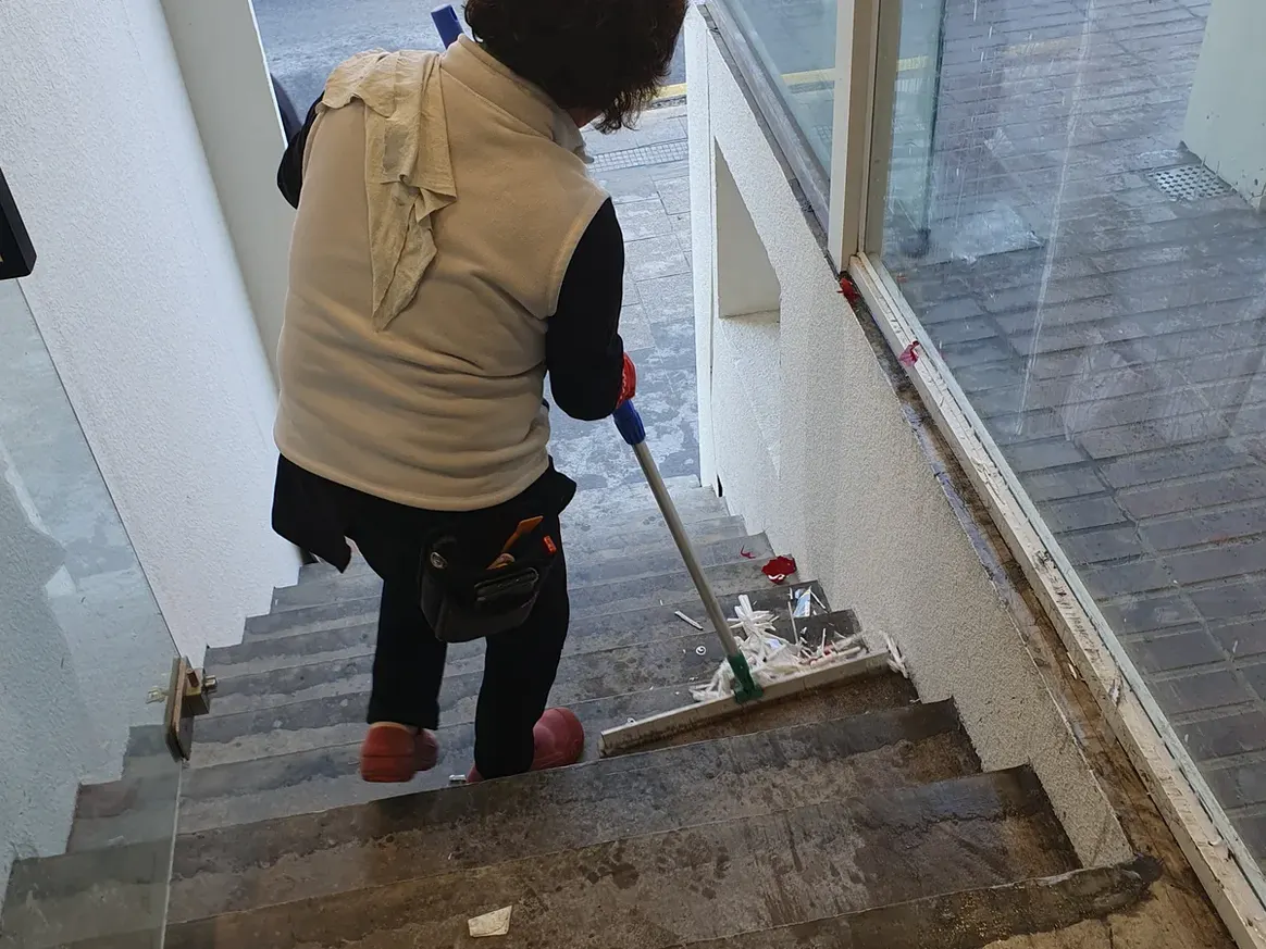 속초시 조양동 건물 탕비실 직원 휴게공간 위생청소 사례 - 행진크린